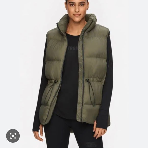 Stronger the Label Heat Padded Vest in Olive sz XL - Picture 6 of 7